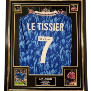 Framed Matt Le Tissier Signed Southampton Shirt