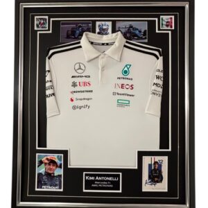 New 2026 Framed Kimi Antonelli Signed Photo with Shirt