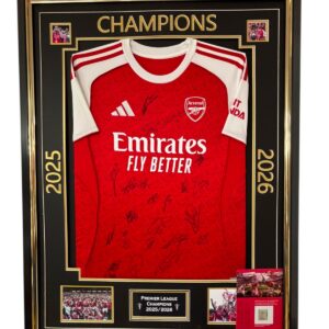 2025 2026 Arsenal TEAM SIGNED SQUAD SHIRT   * Champions Display *