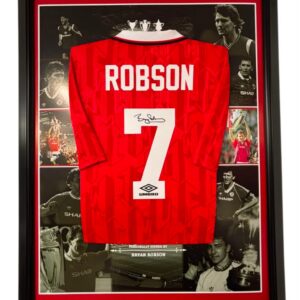 Bryan Robson of Manchester United Signed Shirt