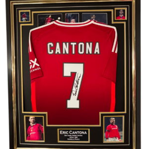 Framed ERIC CANTONA of United Signed Shirt