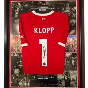 Framed Jurgen Klopp Signed Shirt