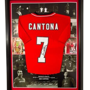 ERIC CANTONA of united Signed Shirt 1996 Fa Cup Winners