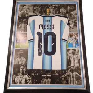 Lionel Messi of Argentina Signed Shirt