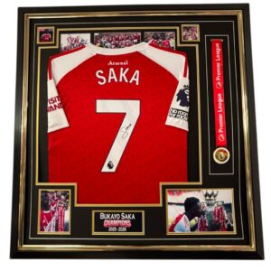 CHAMPIONS Medal 2026 BUKAYO SAKA SIGNED SHIRT