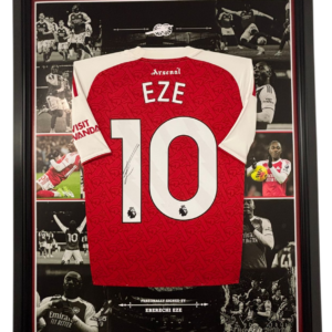 Eberechi Eze Signed Shirt 2025 2026 Champions Display