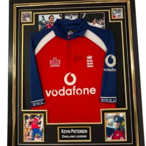 Kevin Pietersen Signed Shirt ENGLAND LEGEND
