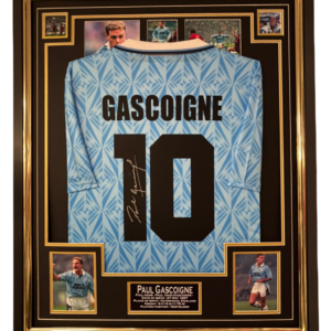 Paul Gascoigne of Lazio Signed Shirt