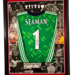 David Seaman Signed Shirt 1991 Jersey League Champions