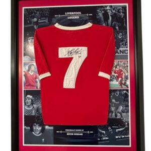 FRAMED Display Kevin Keegan of Liverpool Signed Shirt