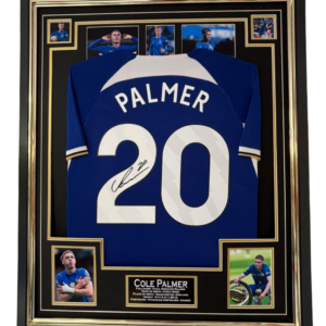FRAMED Chelsea Star COLE PALMER Signed Shirt