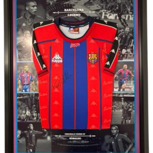 Ronaldo R9 of BARCELONA Signed Shirt