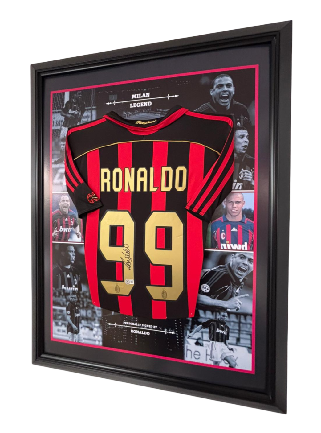 RONALDO SIGNED SHIRL MILAN