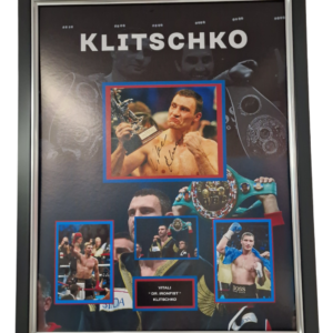 Framed Vitali Klitschko Signed Photo