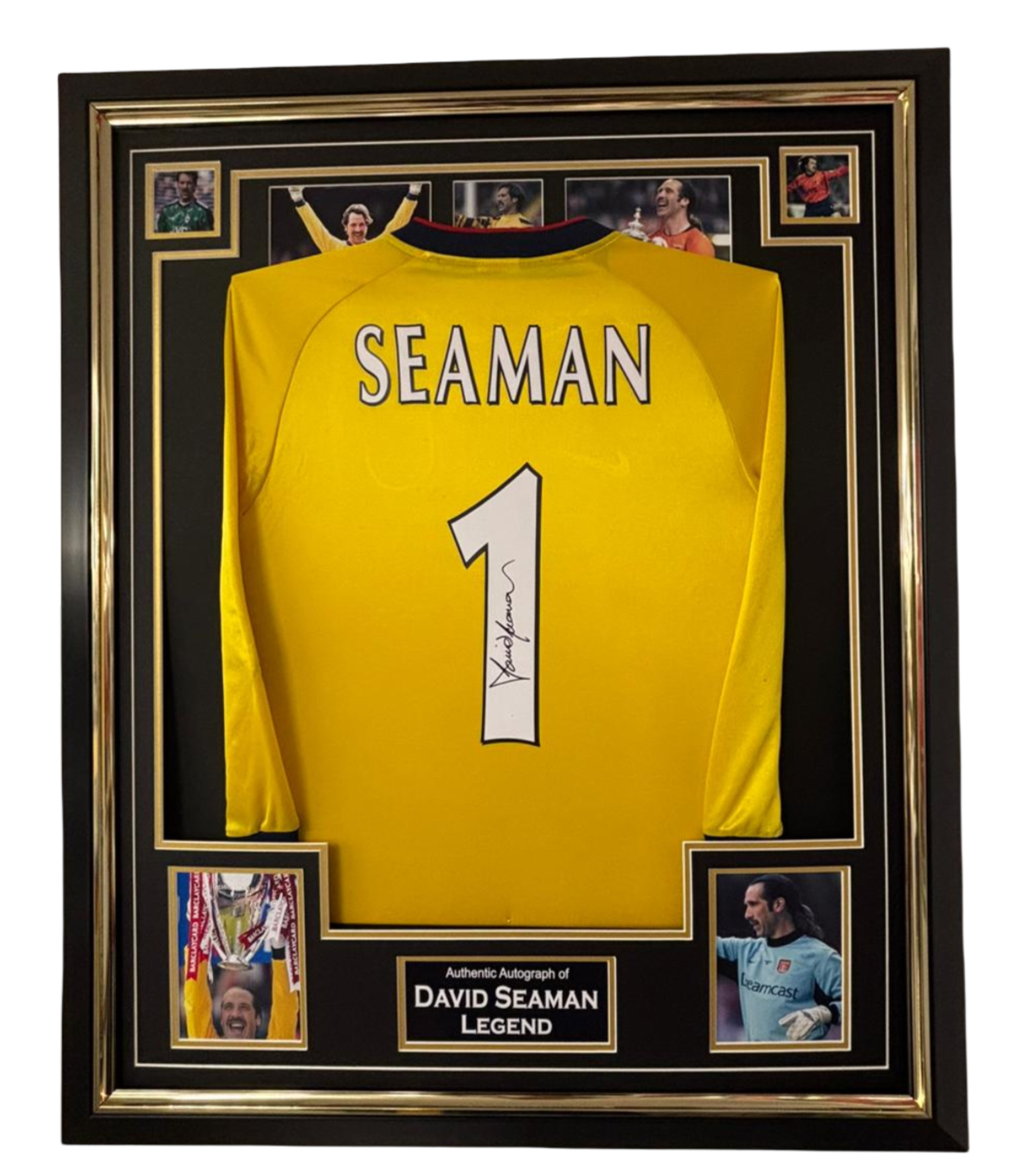 david seaman signed jersey