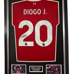 Framed Liverpool Legend Diogo Jota signed Shirt