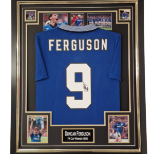 Duncan Ferguson Signed Shirt Everton Legend