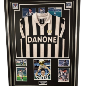 ROBERTO BAGGIO Signed Photo with Shirt