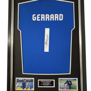 Steven Gerrard of Rangers Signed T Shirt