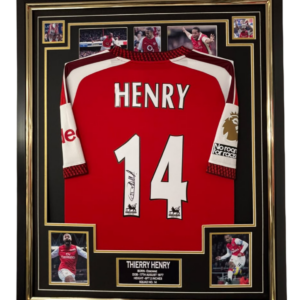 Thierry Henry Signed Shirt Framed