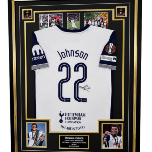 Framed Authenticated Europa League Winner Brennan Johnson Signed Shirt