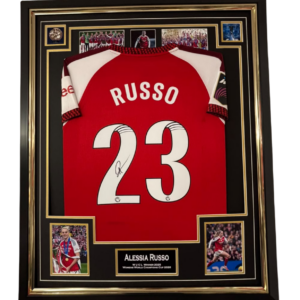 Framed Alessia Russo Signed Shirt 2026 2027