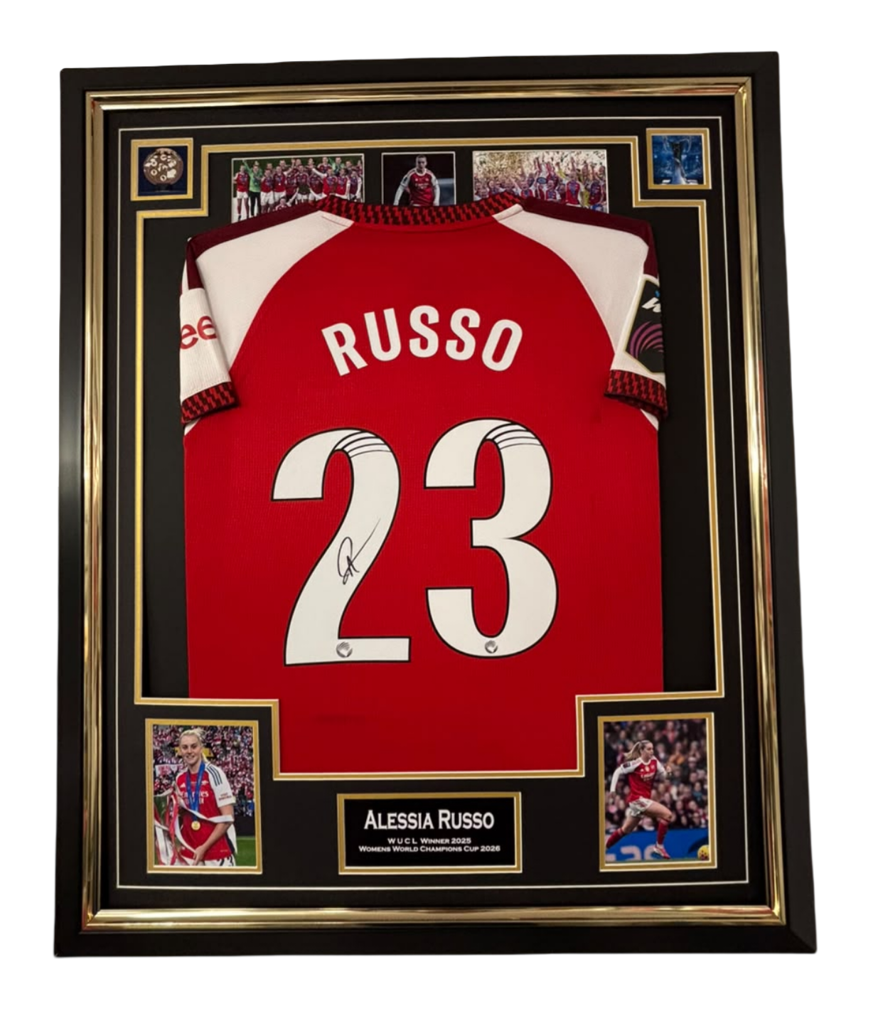 alessia russo autographed shirt jersey kit to signed framed