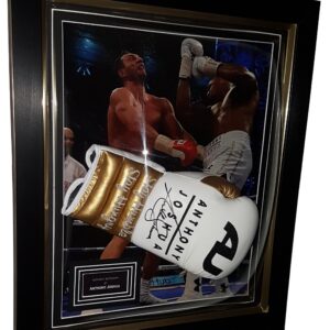 AJ Anthony Joshua Signed Boxing Glove Framed and Authenticated