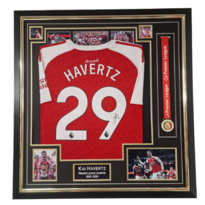 Kai Havertz Signed Shirt Framed 2025 2026 Including Medal