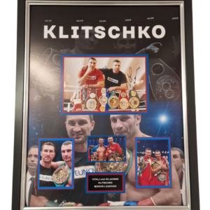 Super Rare Vitali Klitschko and Wladimir Klitschko Signed Photo