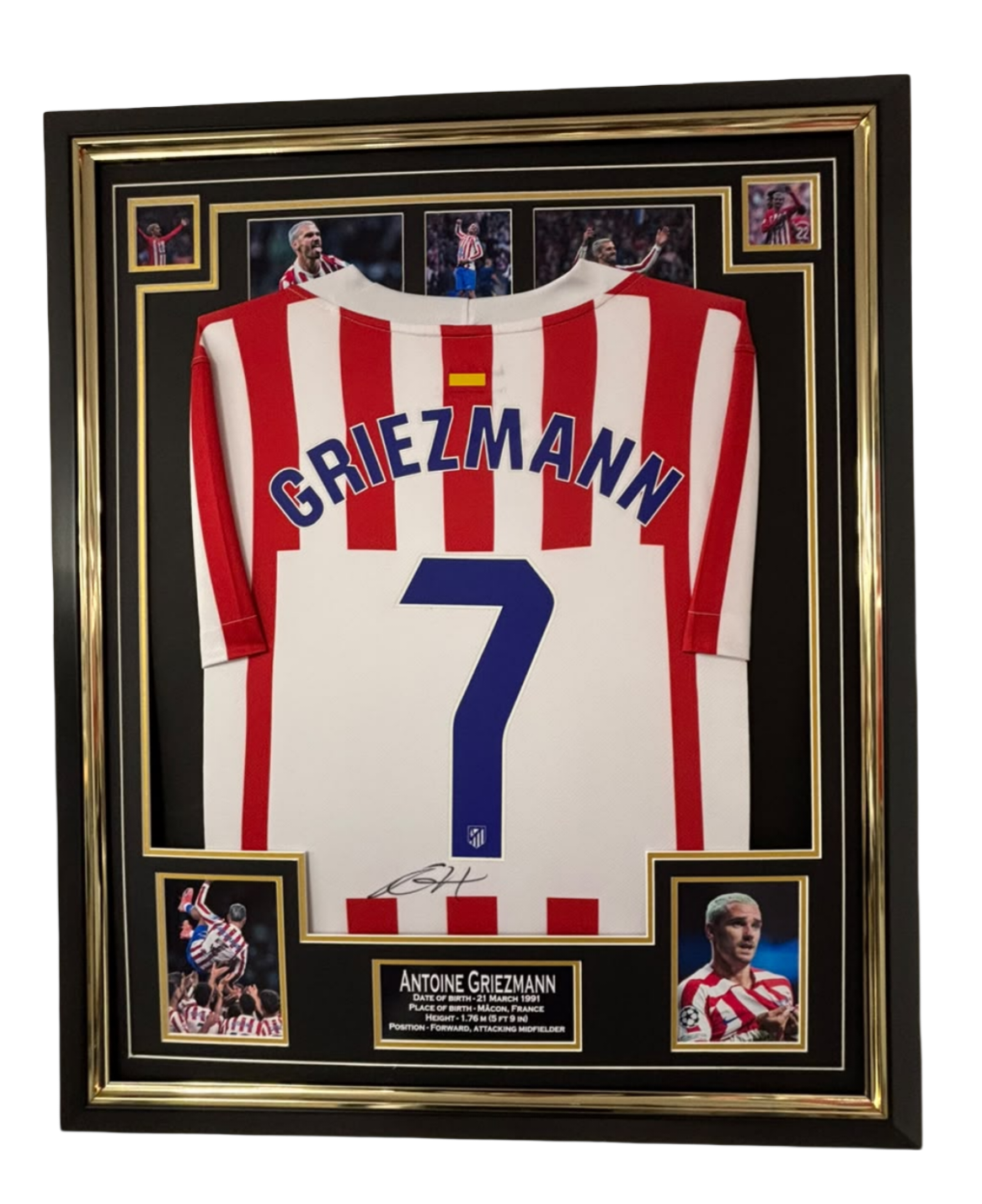 madrid signed griezmann signed shirt jersey