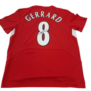 Steven Gerrard Signed Shirt Liverpool 2005 Istanbul