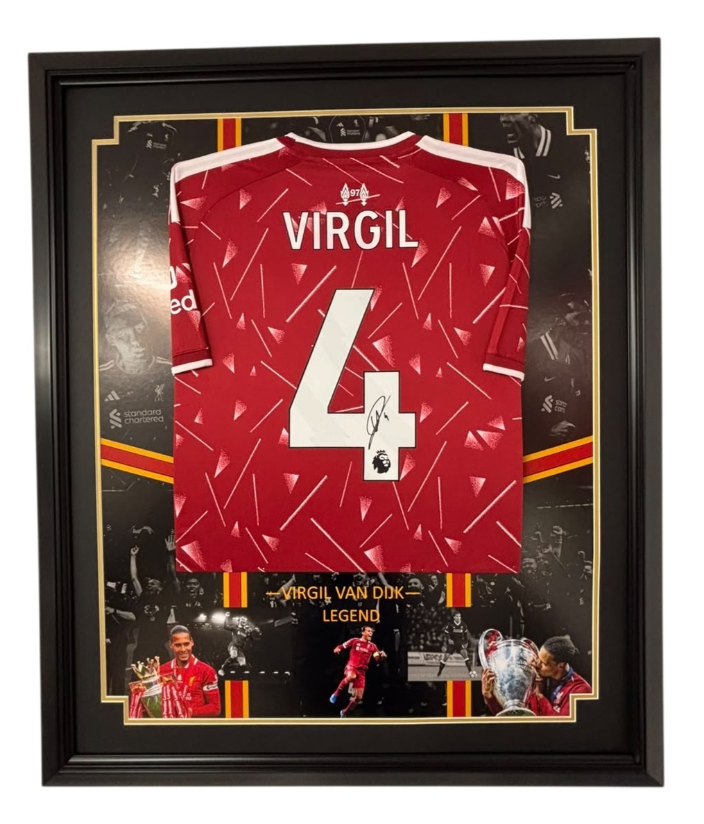 virgil van dijk signed shirt