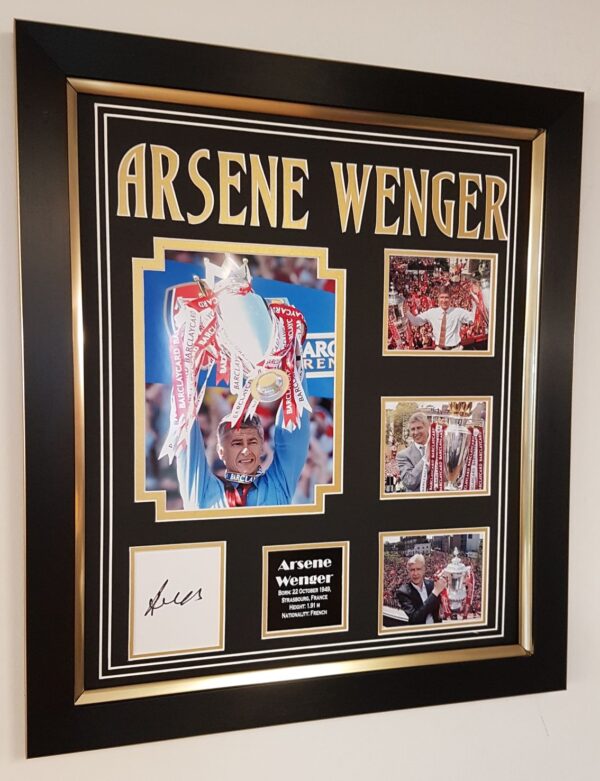Arsene Wenger Signed Photo