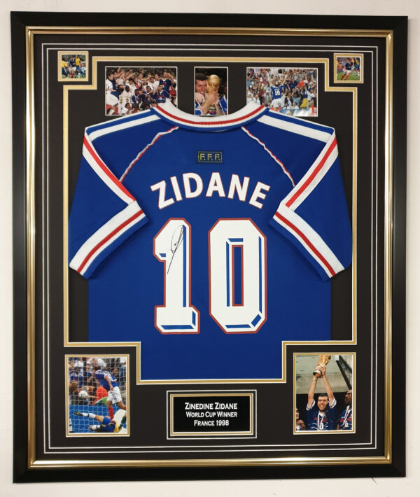 Zinedine Zidane Signed Shirt