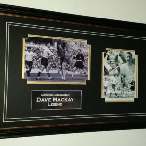 Dave Mackay of Tottenham Signed Photo