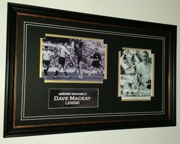Dave Mackay of Tottenham Signed Photo