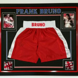 Frank Bruno Signed Shorts