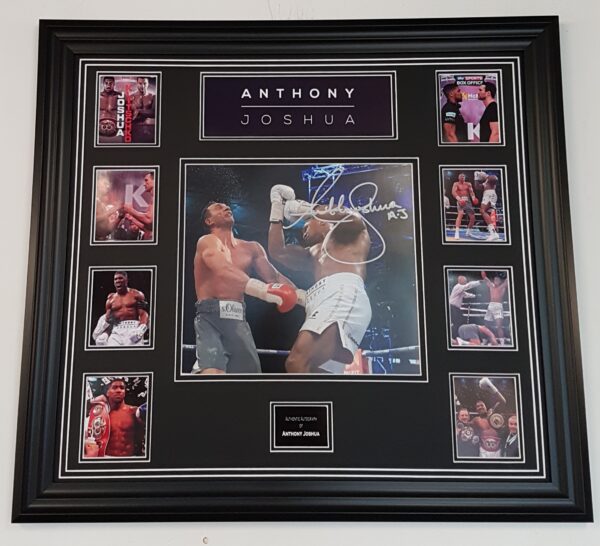 Boxing Legend Anthony Joshua Signed Photo Vs Wladimir Klitschko