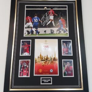 Cristiano Ronaldo of Manchester United Signed Photo with OFFICIAL Champions League Programme