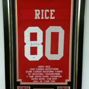 Jerry Rice Signed 49ERS Jersey
