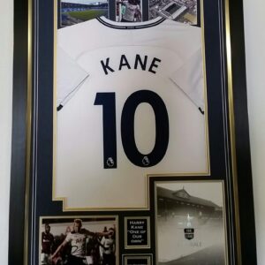Harry Kane of Tottenham Signed Display Autographed Photo Programme and Shirt Display