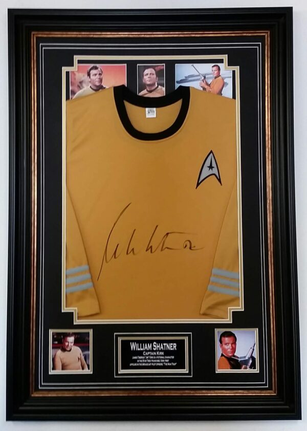 Captain Kirk William Shatner Signed Shirt