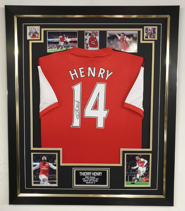 Thierry Henry of Arsenal Signed Shirt