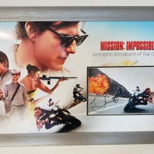 Tom Cruise Signed Photo MISSION IMPOSSIBLE DISPLAY