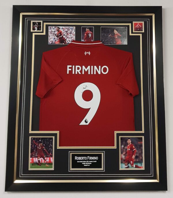Roberto Firmino of Liverpool Signed Shirt