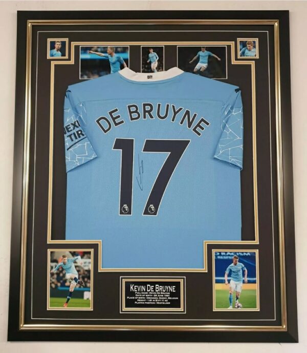 Kevin De Bruyne Signed Manchester City Shirt