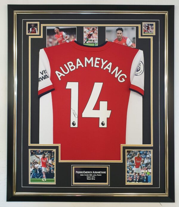 Peirre Emerick Aubameyang of Arsenal Signed Shirt