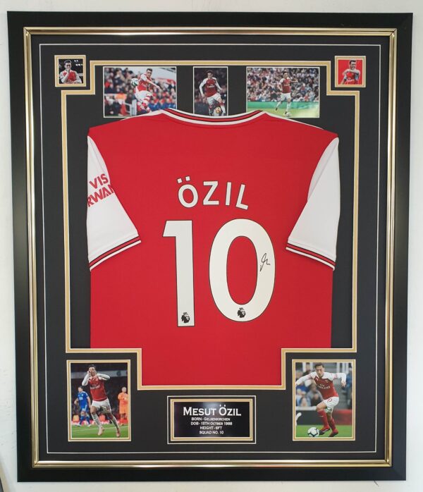 Mesut Ozil of Arsenal Signed Shirt