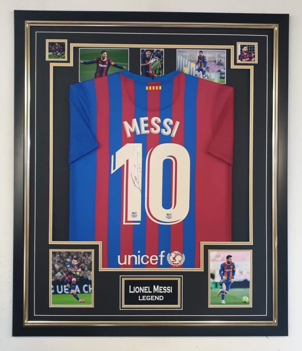 Lionel Messi of Barcelona Signed Shirt